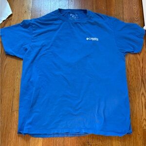 Columbia Classic Blue Crewneck Tee
